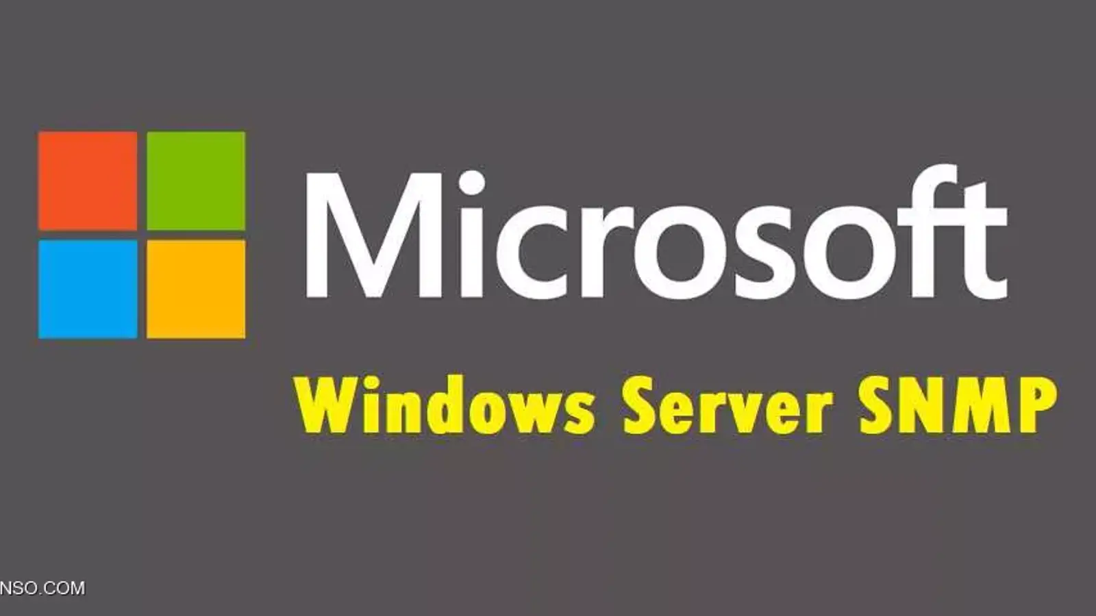 آموزش راه اندازی SNMP و Community String در ویندوز سرور