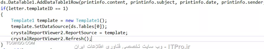 سلام خدمت اساتید محترم ، من ابتدا اطلاعات رو از دیتابیس میگیرم و در یک شی میریزم، بعد مقادیر متغییرهای این شی رو به یک جدول از دیتاستی ک در برنامه تعریف کردم وارد میکنم ،  این جدول از دیتاست رو هم به عنوان اطلاعات فرم گزارش مشخص کردم که عکسی از کدها رو براتون گذاشتم
||http://tosinso.com/files/get/f1263fe8-eac1-42c3-b2f3-0f11e4f66a89||

حالا موقع اجرا و تست برنامه ، همه چی درسته و مقادیر گزارش به درستی در فرم نمایش داده می شه ولی وقتی ستاپ برنامه رو میسازم و می خوام این گزارش رو ببینم فرم لاگین زیر نمایش داده می شه و گزارش رو نشون نمیده

||http://tosinso.com/files/get/b577ebba-f175-46e9-8903-44bc4349c34a||

ممنون میشم کمک کنید و بگید مشکل از کجاست ، مرسی
