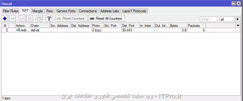 اینترنت از فایر وال عبور نمی کند