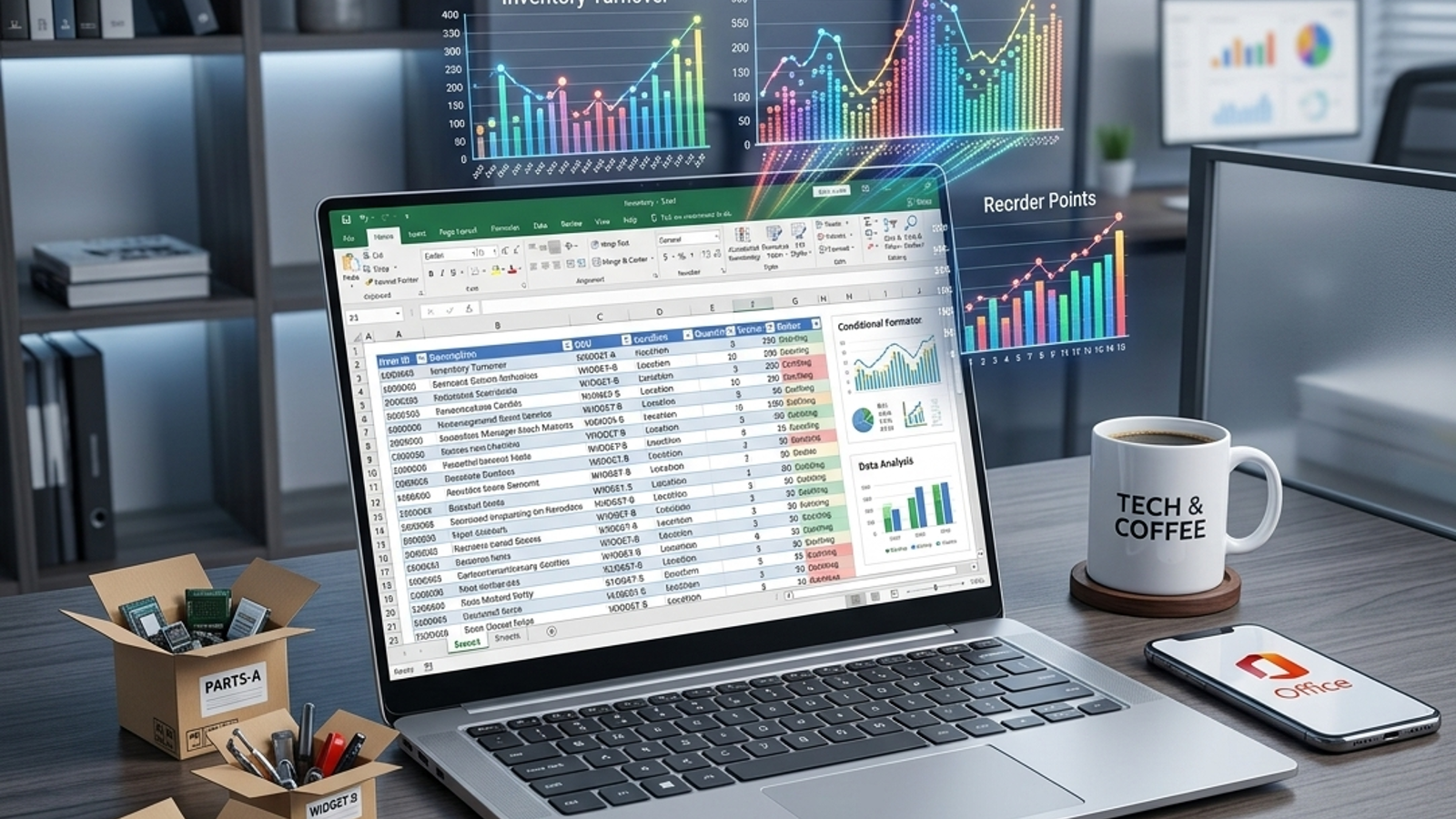 مدیریت انبار ساده برای کسب‌وکارهای کوچک؛ چطور از آفیس کمک بگیریم؟