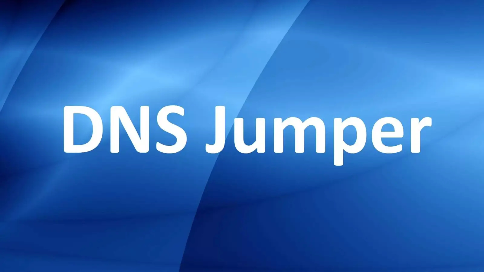 DNS Jumber ابزاری برای تغییر آدرس DNS با یک کلیک !