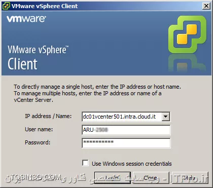 تصویر VSPhere Client