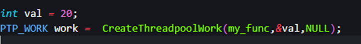 ()CreateThreadpoolWork