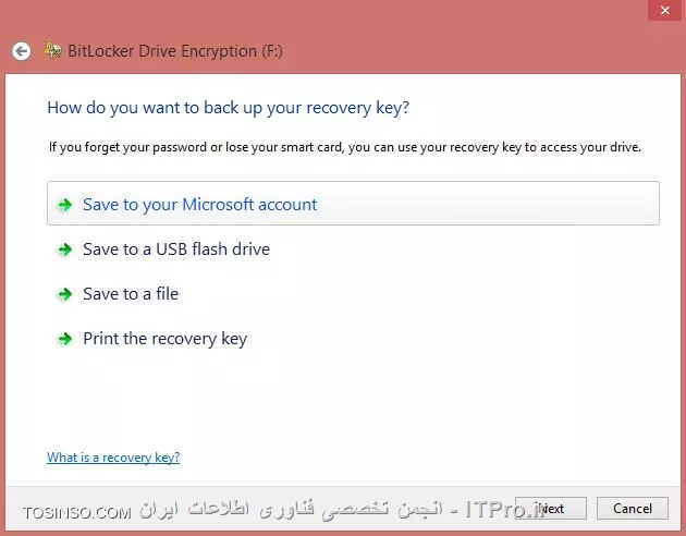 آشنایی با Bitlocker- ویژگیهای جدید Bitlocker در ویندوز 8 وبعد از آن