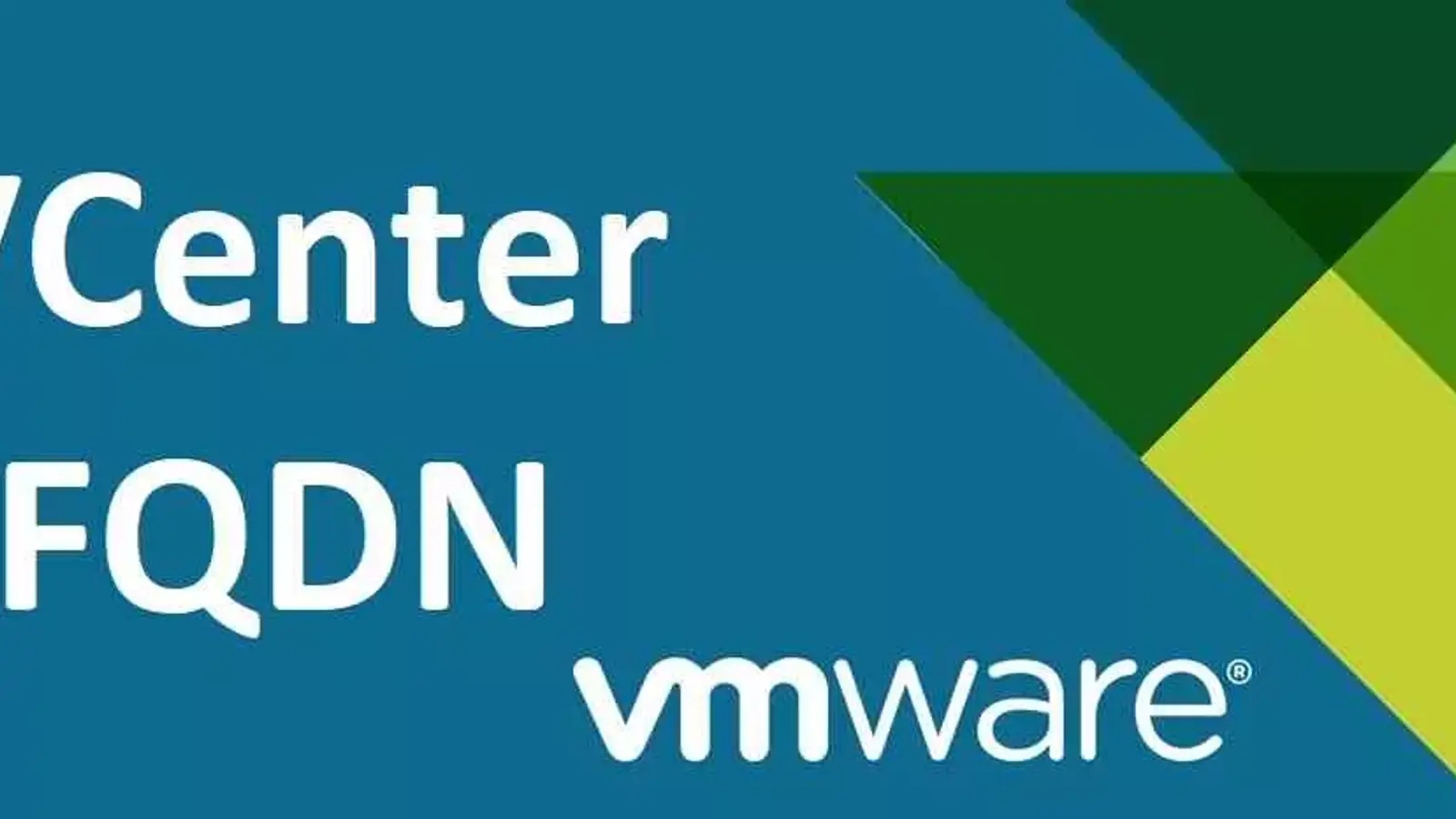 آموزش رفع مشکل FQDN در نصب VCenter