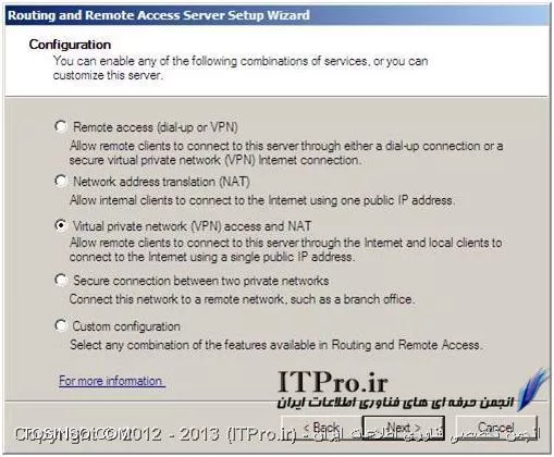 راه اندازی سرویس VPN SSTP