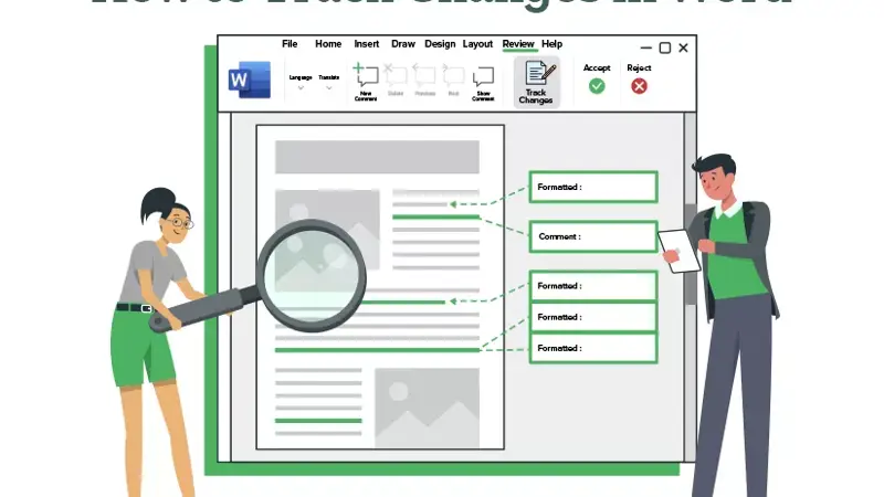 آموزش کامل Track Changes و کامنت گذاری در ورد برای مبتدیان