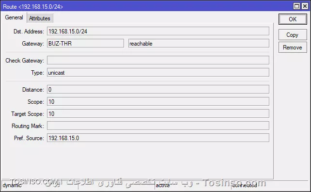 فکر کنم route رو هم درست ساخته باشیم .

||https://network.tosinso.com/files/get/f9b8a74c-f2cb-4ee9-84e4-895e5df9afe2||

مشکل اینه که اصلا ارتباط برقرار هم نمیشه.