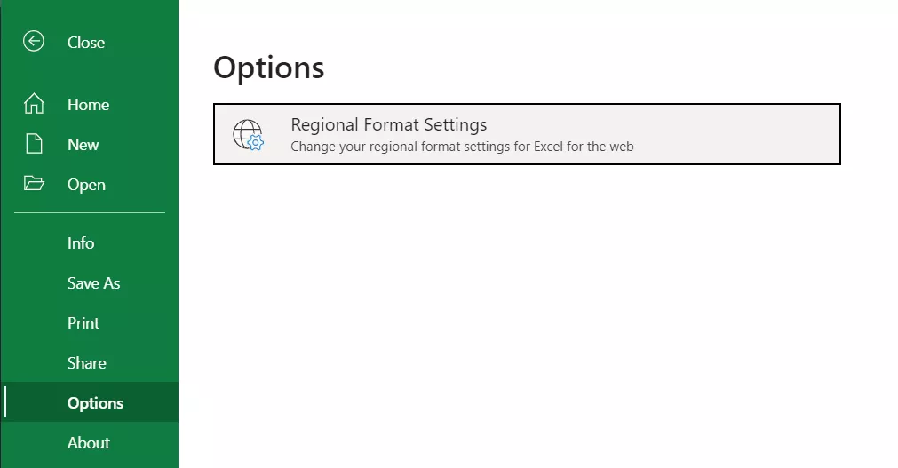 تغییر Regional Settings