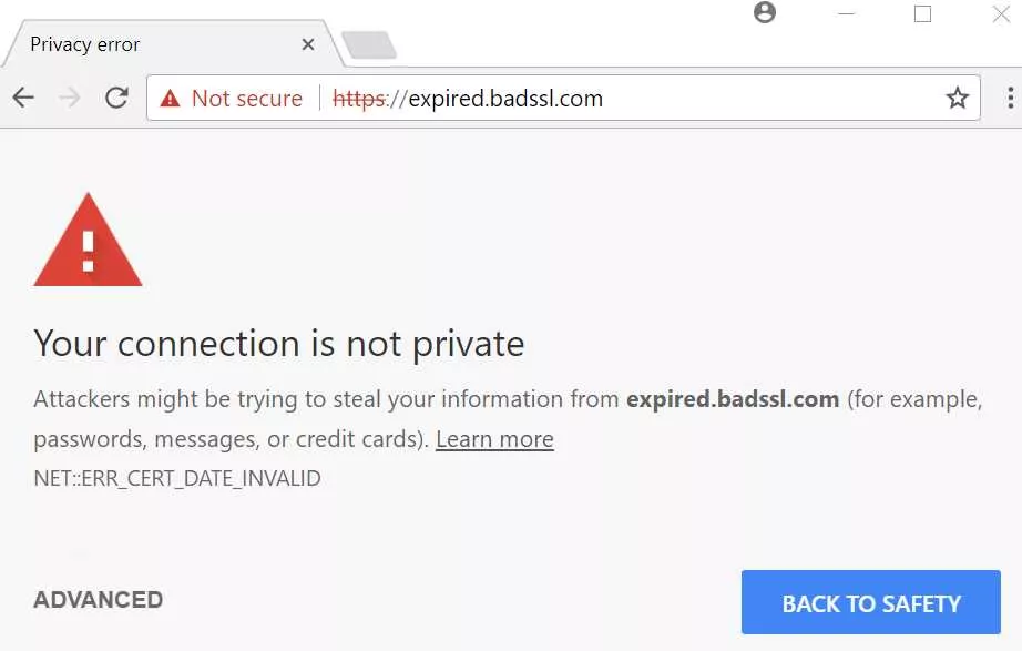 موقعی که صفحه باز میشه نگاه کنید تا علامت قفل سبز رنگ کنار Address Bar مرورگرتون وجود داشته باشه و رنگش قرمز نباشه
اگه سبز بود معتبره
به عنوان مثال این امنه:
||https://tosinso.com/files/get/7e6fca67-53ba-4f00-994a-3a6613032b38||
و این امن نیست:
||https://tosinso.com/files/get/fa89aad9-9978-4cfb-be04-637f2c32a39b||
دیگه وارد جزئیات و توضیحاتش نمیشم که زیاد تخصصی میشه تا همین حد اطلاع داشته باشید واسه شناسایی آدرس های معتبر از نامعتبر کافیه