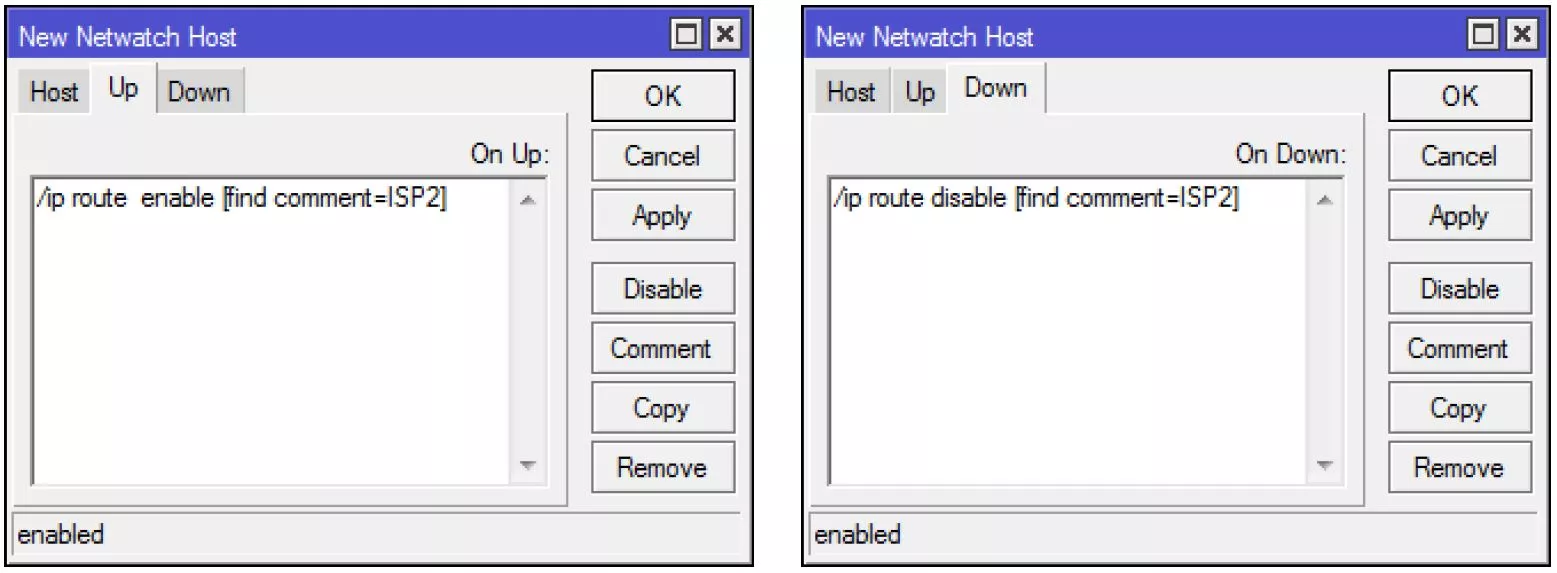 Mikrotik Netwatch