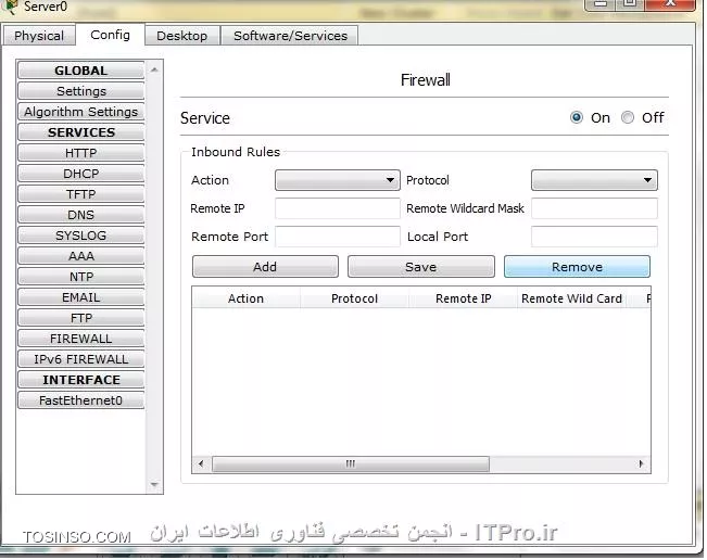 amir shah
میشه بگی چه اطلاعاتی باید وارد کنم در این صورت تا به عنوان firewall باشه
||http://network.tosinso.com/files/get/fe012631-a4f5-40c1-8ec4-7cc05416732a||