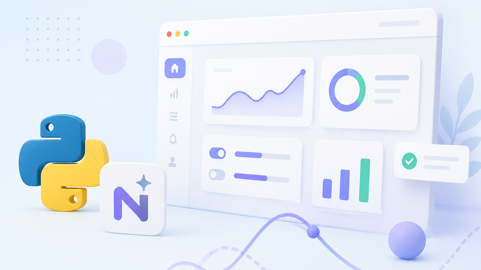 وب‌اپلیکیشن‌های زنده با پایتون : چطور با NiceGUI بدون یک خط جاوا اسکریپت، UIهای متحرک بسازیم؟