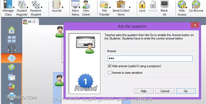 در این آموزش قصد دارم نحوه راه اندازی و استفاده از نرم افزار Net Support School رو بر روی VMware به صورت شماتیک توضیح بدم گرچه این روش در عمل کاربردی نداره ولی یک روش تمرینی خوب برای یاد گرفتن این نرم افزار کاربردی است. قسمت اول این اموزش مربوط به راه اندازی ماشین مجازی هست (اگر اشنایی دارید به بخش دوم مراجعه کنید) و بخش دوم استفاده از نرم افزار Net Support  ، در این مطلب آموزشی بر اساس یک سناریو نصب و راه اندازی VMWare و اتصال آنها به اینترنت و ایجاد یک شبکه داخلی و سپس راه اندازی نرم افزار کاربردی Net Support بر روی 3 ماشین VMWare که یکی از آنها به عنوان دستگاه معلم (Tutor) و 2 دستگاه دیگر به عنوان دانشجو (Student) شبیه سازی میشود.بر طبق این سناریو به ترتیب زیر 3 ماشین VMWare ایجاد میشود.
قدم اول : ایجاد یک ماشین مجازی جدید به ترتیب زیر:
||http://tosinso.com/files/get/c422d8d5-5359-4b5d-90c2-fcb1334963ef||
قدم دوم : یکی از دو حالت Typical یا Custom را انتخاب کرده و Next را میزنیم.
||http://tosinso.com/files/get/823e8f27-f990-4c0b-aecc-6d8c7c62d77e||
قدم سوم : در این مرحله میتوانیم محل فایل ایزوی ویندوز 8 را مشخص کرده و یا ان را به بعد موکول کنیم.
||http://tosinso.com/files/get/e76fa852-0add-402d-bf8f-fbc98eacfa0f||
قدم چهارم : در این مرحله نوع سیستم عامل و ورژن محصول را انتخاب میکنیم.
||http://tosinso.com/files/get/cf51fbad-5deb-4a73-a59a-382aec627b84||
قدم پنجم : نام ماشین مجازی را مشخص میکنیم.
||http://tosinso.com/files/get/3e1aa1aa-a0ca-4a3f-a1b6-4395d6e32c1f||
قدم پنجم : سپس با زدن Customize Hardware میتوانیم تنظیمات سخت افزاری ماشین مجازی را به دلخواه خود انجام دهیم.
||http://tosinso.com/files/get/25545a3a-c7b0-4914-b95c-03aed588ef1b||
قدم ششم : در این مرجله مقدار RAM ماشین مجازی را از طریق اسکرول تعبیه شده در سمت راست تعیین میکنیم
||http://tosinso.com/files/get/da09ec39-1df7-4d9b-aac9-fd883305fda9||
قدم هفتم : سپس تعداد پردازنده ها را مشخص میکنیم.
||http://tosinso.com/files/get/1d0edb30-b02e-40c6-85c2-5574c6e1d227||
قدم هشتم : در این مرحله حالت کارت شبکه خود را تعیین میکنیم. با توجه به شکل زیر 5حالت کارت شبکه مجازی در Vmware در نطر گرفته شده است که با توجه به سناریو NAT میتواند بهترین گزینه باشد.(نیاز به انصال هر ماشین به اینترنت بوده و ماشین ها باید به یکدیگر متصل شده و همدیگر را ببینند.)
||http://tosinso.com/files/get/f8e997b9-4baa-4268-86ad-4f2e0f0222f0||
قدم نهم : سپس مسیر فایل ایزوی سیستم عامل را تعیین میکینم.(در این سناریو هر 3 ماشین VM ویندوز 8.1)
||http://tosinso.com/files/get/87f047ce-6fe4-4f63-b3d0-e83871c302d7||
قدم دهم : سپس ویندوز 8 را نصب میکینم.
||http://tosinso.com/files/get/216fe59a-573e-4caa-ab1b-b3cd65d782ed||
قدم یازدهم : بعد از نصب هر VM میبایست برای هر ماشین VM Tools را هم برای راحتی کار و همچنین انتقال فایل نصب نرم افزار net support به ترتیب زیر نصب میکنیم
||http://tosinso.com/files/get/63d756e9-0dce-49e3-9133-8748cf1b65d6||
 قدم دوازدهم : همانطور که در شکل زیر میبینیم درایو مجازی VM Tools بر روی ماشین مجازی Mount شده و به راحتی کار نصب را انجام میدهیم.
||http://tosinso.com/files/get/e50fa9fe-5369-4f2f-9595-7865d66f7ae8||
قدم سیزدهم : فایل نصب نرم افزار Net Support را از سایت www.netsupportschool.com دانلود کرده و با توجه به نصب VM Tools فایل setup را به راحتی بر روی هر 3 ماشین کپی میکنیم.
||http://tosinso.com/files/get/3a7ac53b-a43d-4d6b-a562-f58857315000||
قدم چهاردهم : سپس بر روی ماشین Tutor فایل setup نرم افزار net support را اجرا کرده و آن را نصب میکنیم. و مراحل زیر را تا نصب کامل نرم افزار طی میکنیم.
||http://tosinso.com/files/get/1649c9b5-40b6-4119-87ab-30d4c5267f1f||
||http://tosinso.com/files/get/458a6a5a-586b-49d4-8109-ecc8097e1ae5||||http://tosinso.com/files/get/96eafb8c-56d5-477e-81ed-88eac296b9d5||
قدم پانزدهم : در این مرحله نوع کاربری net support را مشخص کرده که بر طبق سناریو برای یک ماشین Tutor و برای 2 ماشین student را نصب میکنیم.
||http://tosinso.com/files/get/36d33d42-ebea-40f2-980b-3f4f6ae16b1b||
||http://tosinso.com/files/get/db9bcd32-9c35-4e83-a9dd-cdb9e4ef1133||
قدم شانزدهم : بعد از اتمام نصب net support بر روی 3 ماشین مجازی در صورتی که هر 3 ماشین دسترسی به اینترنت نداشته باشند مراحل زیر را انجام میدهیم. ابتدا از منوی Edit گزینه Virtual Network Editor  را انتخاب کرده.
||http://tosinso.com/files/get/c7dc2761-ebdd-41a8-81d8-69dc5c804b73||
قدم هفدهم : با توجه به سناریوی تعیین شده برای هر 3 ماشین کارت شبکه در حالت NAT قرار داده شده در Virtual Network Editor بر روی VMnet 8 کلیک کرده تا تنطیمات NAT برای ماشین مجازی را انجام دهیم. همینطور که مشخص است کارت شبکه  در حالت NAT که بر روی سیستم عامل کامپیوتر میزبان ایجاد شده دارای محدوده IP : 192.168.113.0 بوده و بنابراین به منطور ایجاد ارتباط بین 3 ماشین مجازی این 3 ماشین هم باید از همین range ای پی اختصاص داده شود. به این منظور باید تیک use local DHCP service to distribute ip address to VMS را زده تا به هر سه ماشین از رنج IP مورد نطر به صورت اتوماتیک داده شود.(با این کار هم دسترسی به اینترنت برای 3 ماشین فراهم شده و هم هر 3 ماشین همدیگر را دیده و میتوانند با یکدیگر ارتباط درون شبکه ای داشته باشند.
||http://tosinso.com/files/get/3424910e-2f2b-4255-866e-2e8218e5e0ae||
بعد از این کار بر روی ماشین Tutor  آی پی های 2 ماشین دیگر را ping کرده تا از داشتن ارتباط اطمینان حاصل کنیم. بدین صورت هر 3 ماشین مجازی آماده برقراری ارتباط از طریق net support را داشته و میتوانیم محیط آموزشی net support را استفاده کنیم.
1- ایجاد یک room مجازی در ماشین Tutor: با اجرای نرم افزار net support پنجره زیر باز شده و استاد باید فیلدهای مربوطه را به ترتیب زیر پر کرده و سپس اتاق مجازی آموزشی را ایجاد کند.
||http://tosinso.com/files/get/20e36747-eb63-4f1c-9b77-ff19a8514c73||
2- بعد از کلیک کردن بر روی دکمه new پنجره زیر باز شده و استاد باید یکی از حالتهای زیر را به عنوان شروع کننده کلاس انتخاب کند. مورد اول Room Mode میباشد که این حالت به شما اجازه میدهد که کامپیوترهای داخل یک کلاس را گروه بندی کرده و دانشجویان میتوانند به این اتاق اموزشی برای شروع کلاس بپیوندند. حالت دوم  PC Mode میباشد که به شما اجازه میدهد که یک تعدادی کامپیوتر را که با هم در یک اتاق در اتصال هستند از طریق کابل را به هم متصل کرده و یک کلاس مجازی آموزشی تشکیل دهید. حالت سوم User Mode میباشد که به شما اجازه میدهد یک تعداد دانشجو را با استفاده از پروفایل های انها به کلاس اضافه کنید. حالت چهارم یک حالت ساده بوده که در ان شما به سادگی میتوانید شبکه موجود را جستجو کرده و همه دانشجویان را به کلاس مورد نظر اضافه کنید.
در این سناریو ما از حالت دوم استفاده میکنیم.
||http://tosinso.com/files/get/6b6cc5f8-5dcb-4fc8-8146-14b1744ccfa2||
3- در این مرحله پنجره Create Class باز شده و در این مرحله باید PC های دانشجویان کلاس را ابتدا جستجو کرده و سپس همه انها رو به کلاس اضافه کنیم.
||http://tosinso.com/files/get/be28d2da-cf20-4773-b06f-c3fdb16da00a||
||http://tosinso.com/files/get/7661349e-a09e-4f09-92e9-af40f2774d9b||
4-دبعد از ایجاد کلاس پنجره اصلی نرم افزار به صورت زیر میباشد و دانشجویان اضافه شده قابل روئیت میباشند.
||http://tosinso.com/files/get/4b4fd644-7999-4cf0-a5d8-3299d62a5923||
5- تب دوم این اجازه را به استاد داده تا نمایی از desktop های دانشجویان حاضر در کلاس را روئیت کرده و به نوعی انها را کنترل کند. علاوه بر ان استاد قادر است با کلیک کردن بر روی هر کدام از پنجره های پیش نمایش دسکتاپ دانشجویان به صورت remote به کامپیوتر دانشجوی مورد نظز دسترسی پیدا کند.
||http://tosinso.com/files/get/ace1446a-e122-460d-9987-f9b463cb2894||
6- در تب سوم که با ایکون های هد ست مشخص شده است استاد قادر است با کلیک بر روی Announce نوعی اطلاع رسانی را به دانشجویان ارسال کند. علاوه بر این استاد قادر بوده که با برداشتن تیک های بلندگو و میکروفون انها را از در کامپیوترهای دانشجویان از کار بیندازد.
||http://tosinso.com/files/get/9f032a1c-4787-4699-b565-85d2642adce8||
||http://tosinso.com/files/get/0379be7c-1a46-4d1c-b867-a36e50371cf6||
7-  در تب بعدی استاد قادر بوده که انواع سوالات را برای کل کلاس یا بخشی از کلاس مطرح کرده و جواب را هم از سوی دانشجویان دریافت کند.
||http://tosinso.com/files/get/c43fd40a-56a3-4579-afa2-0d3c41e151c3||
اولین مدل از سوالات First to answer میباشد که استاد با مطرح کردن یک سوال در کلاس گزینه مورد نظر را کلیک کرده و دانشجویان بر روی کامپیوترشان با پیغام زیر مواجه شده و اولین دانشویی که بر روی answer کلیک کند قادر خواهد بود تا سوال را جواب دهد.
||http://tosinso.com/files/get/95439e52-493b-4c49-9402-0a32e6e1f655||
||http://tosinso.com/files/get/38b943ed-8471-4716-adaf-fb8c6d71ded0||
بعد از پاسخ دادن به سوال بر روی پروفایل دانشجوی مورد نطر به شکا زیر 2 گزینه تیک و ضربدر در اختیار استاد قرار گرفته و صحیح یا نا درست بودن پاسخ دانشجوی مورد نظر را میتواند تعیین کند. 
||http://tosinso.com/files/get/a7d4b650-28eb-4d96-9b8f-c848ea3d257f||
در صورت درست بودن پاسخ دانشجوی مورد نظر یک ستاره به عنوان جایزه دریافت میکند.
||http://tosinso.com/files/get/fe29b122-7d8d-4d88-9c36-c5a5c5ab42fc||
نوع دوم سوال Enter an answer میباشد .
||http://tosinso.com/files/get/f0be3aa6-ecc8-4a26-83aa-4baf570f662d||
در این حالت استاد پاسخ صحیح را در کادر مورد نظر وارد کرده و بعد از مطرح کردن سوال بر روی Go کلیک کرده .
||http://tosinso.com/files/get/fea2b766-7725-41c2-952c-fadb8d7d2639||
همانطور که در شکل زیر نشان داده شده به محض کلیک کردن Go توسط استاد پنجره ای به شکل زیر در PC های دانشجویان ظاهر شده است
||http://tosinso.com/files/get/4e008f76-53c9-4d19-a40e-2e7d0117e3c1||
 و بعد از اتمام زمان تفکر دانشجویان قادر به پاسخگویی خواهند بود.
||http://tosinso.com/files/get/386151ee-a2eb-4cea-b35f-49f6fdb431e1||
بعد از پاسخگویی به سوال دانشجویان به شکل زیر از پاسخ دیگر دانشجویان مطلع میشوند و میتوانند خود را نسبت به کلاس ارزیابی کنند.
||http://tosinso.com/files/get/b9086a56-03ff-4c51-8ccd-47b4fdc36cd7||
همچنین استاد بعد از پاسخگوی دانشجویان به شکل زیر از پاسخ انها مطلع خواهد شد که رنگ قرمز نشان دهنده پاسخ اشتباه و رنگ سبز نشان دهنده دانشجویانی است که پاسخ صحیح را وارد کرده اند.
||http://tosinso.com/files/get/9ea7cab7-6aa7-4e01-9c4e-94cbfab24849||
در تب بعدی استاد قادر خواهد بود تا نوعی محدودیت برای دانشجویان کلاس از لحاظ دسترسی به  وب سایت های مختلف تعیین کندو ستون سمت راست برای وب سایت های ممنوعه بوده که استاد با کلیک بر روی علامت مثبت (سبز رنگ) وب سایت های ممنوعه را تعیین کند و در اینصورت دانشجویان قادر نخواهند بود به وب سایت های مذکور دسترسی پیدا کنند.
||http://tosinso.com/files/get/d8048463-751d-4453-ae99-dcd5a8c7405b||
از ستون چپ نیز استاد قادر بوده تا وب سایت های مورد تایید را اضافه کند و اجازه دسترسی را به دانشجویان داخل کلاس به وب سایت های مذکور بدهد.
||http://tosinso.com/files/get/589718f6-fc60-49b9-9985-800e2d2eb8f8||
علاوه بر این استاد قادر بوده با استفاده از دکمه های پایین صفحه  همه وب سایت ها را بلاک کند.
||http://tosinso.com/files/get/0f56aec7-c81f-4ee3-80c6-c9c1d1f93930||
در تب بعدی استاد قادر خواهد بود نوعی همه پرسی از کلاس انجام داده تا به نتیجه مورد نظر با استفاده از جواب ها برسد.
||http://tosinso.com/files/get/111fb50a-c772-4a68-85c9-6a3786756ebd||
در این تب ابتدا استاد سوال رو مطرح کرده و نوع پاسخ را از نوار کیک کشویی زیر response انتخاب کرده و سپس بر روی send کلیک کرده و ان را برای همه دانشجویان ارسال کند.
||http://tosinso.com/files/get/fe6c9156-519e-43a2-8ef5-b14047da890c||
به محض ارسال سوال پنجره زیر برای همه دانشجویان باز شده و میتوانند به سوال پاسخ دهند.
||http://tosinso.com/files/get/4700ffba-1dec-4e2f-a5f6-e13b72993e86||
بعد از پاسخ دادن همه دانشجویان استاد قادر خواهد بود تا از ستون سمت راست درصدی از پاسخ های تعیین شده را مشاهده کرده و ارزیابی مورد نظر را از سوال خود انجام دهد.
||http://tosinso.com/files/get/3371a176-c0f2-44e0-b907-2437197d2d3f||
تب بعدی دسترسی پرینتر به دانشجویان میباشد که استاد با استفاده از دکمه های پایین پنجره میتواند عملیات پرینت را متوقف و بلاک و یا برای همه دانشجویان آزاد کند.
||http://tosinso.com/files/get/6efcb071-3ec3-4396-858e-73aa8fe0ab01||
در تب بعدی استاد قادر خواهد بود تا فرایند مانیتورینگ فعالیت های دانشجویان را با کلیک بر روی Monitor Activity فعال یا غیر فعال کند و علاوه بر ان از این تب استاد قادر است دانشجویان را بلاک کند. 
||http://tosinso.com/files/get/2b3ac1f5-48b6-4860-8f14-02fe9e29cc53||
در تب بعدی استاد میتواند سطح دسترسی دانشجویان را به CD/DVD و USB تعیین کند.
||http://tosinso.com/files/get/f2d8851f-a280-4c91-b15f-781145d9dd4a||
آخرین تب یکی از پر کاربردترین تب ها بوده که استاد قادر است با ایجاد یک صفحه White Board تدریس را انجام دهد. برای نمایش White board برای همه دانشجویان استاد بر روی Show کلیک کرده که به محض کلیک صفحه White Board بر روی مانیتور دانشجویان ظاهر میشود. در این صفحه ابزارهای زیادی برای تدریس همچون ایجاد متن و استفاده از قلم و خطوط و اشکال مختلف به تدریس بپردازد. علاوه بر ان استاد میتواند رنگ قام و ضخامت ان و همچنین فونت متن ها را تغییر دهد و در نهایت میتواند صفحه کذکور را ذخیره و صفحه جدیدی ایجاد کند.
||http://tosinso.com/files/get/ada000e7-0f9b-43af-9c34-a189be039f81||
یکی از منوهای کاربردی در این نرم افزار استاد میتواند تکالیف مورد نظرش را برای دانشجویان به طریقه زیر ارسال کند.
||http://tosinso.com/files/get/2896704a-8fdd-4dae-9f3b-b79a39014eeb||
بعد از انتخاب Send Work پنجره زیر باز شده و استاد میتواند تکلیف کورد نظر را که در قالب یک فایل text ذخیره کرده است را انتخاب کرده و همچنین تایین کند که فایل مورد نظر در چه مکانی از PC های دانشجویان کپی شود.
||http://tosinso.com/files/get/c0e03536-c30b-4855-bab8-66fbb6028b8f||
 سپس با کلیک بر روس send فایل text بر روی PC دانشجویان کپی میشود .
||http://tosinso.com/files/get/57210fb5-f5ce-4204-8db9-cffb9c23b4b9||
و دانشجویان قادر خواهند بود که فایل مورد نطر را باز کنند و محتویات تکلیف تایین شده از طرف استاد را ببینند.
||http://tosinso.com/files/get/b123fd5a-c981-4f8e-93a2-6f8b19764f49||
از دیگر منوهای کاربردی برای استاد ایکون های Lock , Unlock می باشد که استاد در صورتی که نیاز داشته باشد از دیدن صفحه نمایش خود برای دانشجویان جلوگیری کند بر روی Lock کلید کند.
||http://tosinso.com/files/get/7cd4174b-5e72-4557-8829-a89cd38b499d||
به محض کلیک استاد بر روی Lock صفحه نمایش PC های دانشجویان به وضع زیر خواهد درامد.
||http://tosinso.com/files/get/824e86cf-bae2-4893-b83f-98eee194ff4d||
از منوی show استادی میتواند صفحه نمایش خود را به حالتهای مختلف برای دانشجویان برای انجام تدریس در بیاورد.
||http://tosinso.com/files/get/dab9a896-a5ad-43d2-ab1c-3dfaa806d6c6||
نحوه حضور و غیاب با استفاده از نرم افزار Net Support به شکل زیر بوده و استاد با کلیک بر روی منوی Student register انها را در کلاس ثبت نام کند. 
||http://tosinso.com/files/get/3c183ee7-76e8-4582-b18d-21d93a276350||
به محض کلیک استاد بر روی register پنجره ای به شکل زیر بر روی صفحه نمایش دانشجویان ظاهر شده که دانشجویان موظف به پر کردن فیلدهای خالی بوده و ان را تایید کنند.
||http://tosinso.com/files/get/9ada9676-2aec-4af3-a76a-2d1cd9668e05||
بعد از انجام حضور و غیاب استاد میتواند یک گزارش از ان را در قالب یک فایل با پسوند .csv ذخیره کند.
||http://tosinso.com/files/get/360717e1-6f4f-4c6f-b18d-85197b6afa0f||
همچنین استاد میتواند با کلیک بر روی registration report کلیک کند.
||http://tosinso.com/files/get/773a472f-124e-4362-b5ee-6a18a228ae53||
به محض کلیک بر روی registration report میتواند گزارشی از دانشجویان حاظر در کلاس و فعالیت های انها مشاهده کند.
||http://tosinso.com/files/get/c499c1b6-048b-4abb-a841-0fa9fb9c26cf||
از دیگر قابلیت های این نرم افزار chat , ارسال پیغام خصوصی از طرف استاد به دانشجویان میباشد.
||http://tosinso.com/files/get/e14a8f27-cb16-4a9f-aa1a-b020b050abd5||
در شکل زیر نمونه ای از محیط chat باز شده توسط استاد با یک دانشجو میباشد.
||http://tosinso.com/files/get/d3ee9b19-2dcb-45cf-add0-d4c87dba65cc||
در پایان استاد میتواند کلاس را به طرز زیر به پایان برساند.
||http://tosinso.com/files/get/13c9666a-fb77-4b8b-bddd-d6aedc050515||


نویسنده : رضا حاج فرج 
منبع : |جزیره مجازی سازی وب سایت توسینسو::https://tosinso.com/virtualization|
هر گونه کپی برداری بدون ذکر منبع غیر اخلاقی است. 
