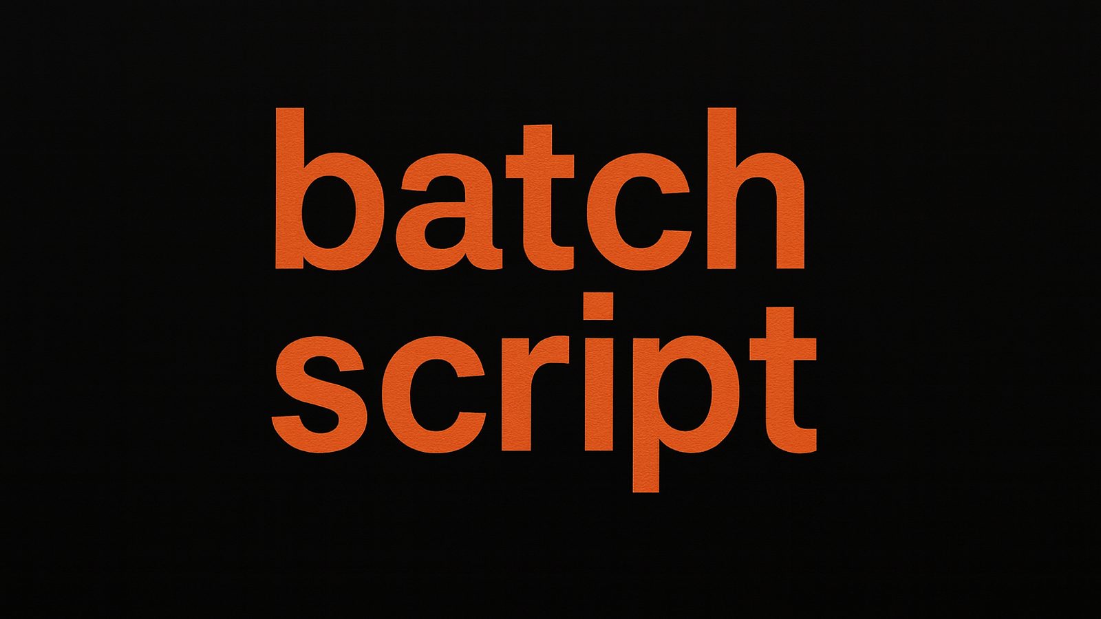 آموزش ساخت اسکریپت بکاپ در ویندوز با BATCH SCRIPT
